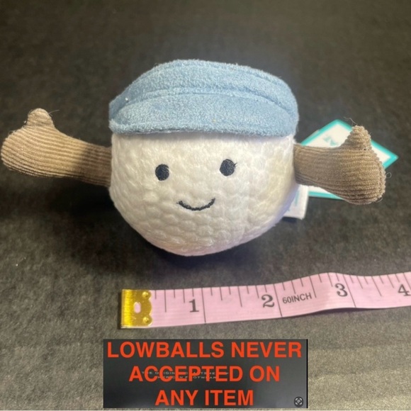 BNWT JELLYCAT AMUSEABLE GOLFBALL MINI PLUSH ADORABLE! - Picture 2 of 9
